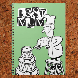 Best Mum Cake Maker Decorating Giant Cake Notebook