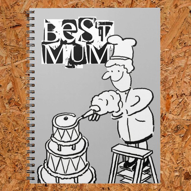 Best Mum Cake Maker Decorating Giant Cake Notebook (Creator Uploaded)