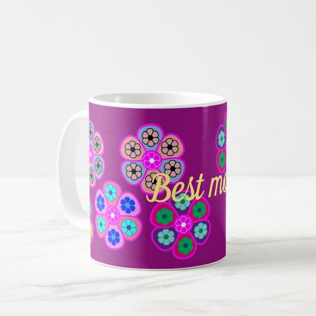 Best mum coffee mug (Front Left)
