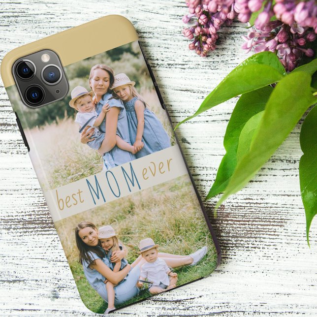 Best Mum Ever 2 Photo Modern Case-Mate iPhone Case (Creator Uploaded)