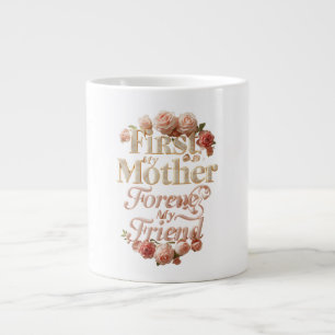 Best Mum Ever 3D Heart Design   Gift for Mum   Bir Large Coffee Mug