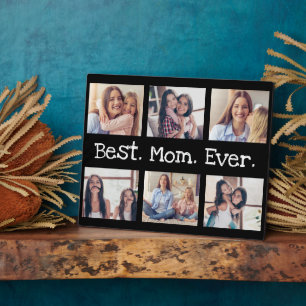 Best Mum Ever 6 Photo Collage Personalised Fun Plaque