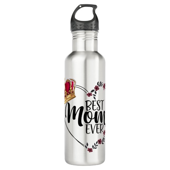 Best Mum Ever 710 Ml Water Bottle (Front)