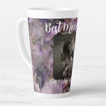 Best Mum ever Abstract purple quartz marble