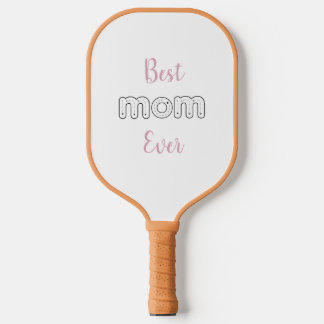 Best Mum Ever Alphabet Tracing Mother's Day Gift Pickleball Paddle