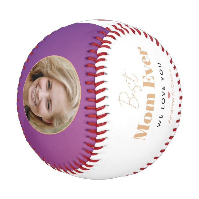 Best mum ever baseball (Angled)