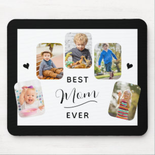Best Mum Ever Calligraphy 5 Photo Mouse Pad