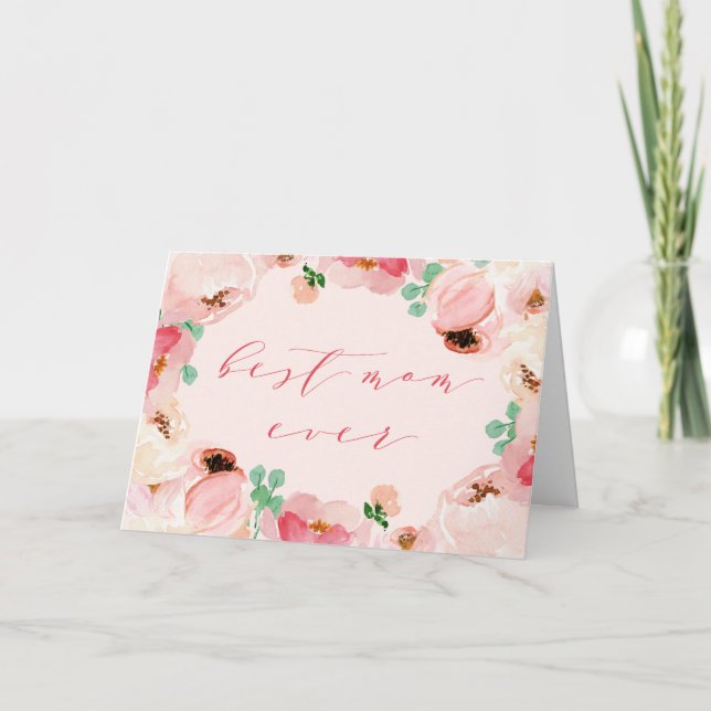 Best Mum Ever Card | Mother's Day Card (Front)