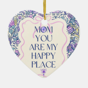 Best mum ever ceramic ornament