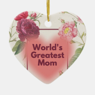 Best mum ever ceramic ornament