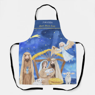 Best Mum Ever Christmas Nativity Apron