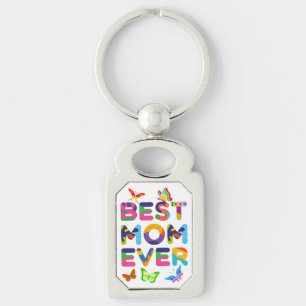 Best Mum Ever Colourful Key Ring