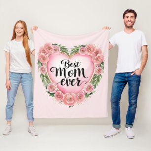 Best Mum Ever - Cosy Mother’s Day Gift Fleece Blanket
