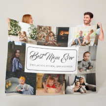 Best Mum Ever Custom 8 Photo Collage