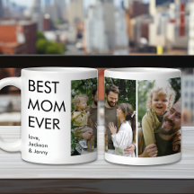 Best Mum Ever Custom Personalised Family Photo