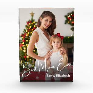Best Mum Ever Custom Photo Block