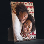 Best Mum Ever Custom Photo Keepsake Plaque<br><div class="desc">Celebrate your mum with this Best Mum Ever custom plaque. Personalised with a photo of your choice, this unique gift is perfect for Mother's Day or any special occasion. The design features the heartfelt message 'Best Mum Ever' overlaid on a cherished family photo, making it a thoughtful and sentimental gift...</div>