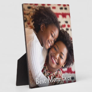 Best Mum Ever Custom Photo Keepsake Plaque