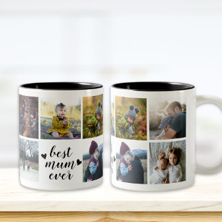 Best Mum Ever Custom Photo Mug