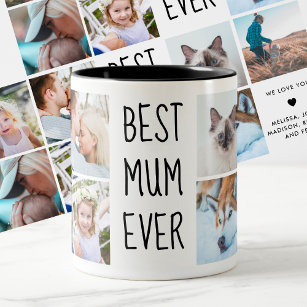 Best Mum Ever Custom Photo Mug