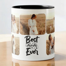 Best Mum Ever Custom Photo Mug