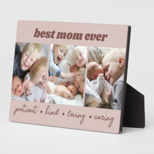 Best Mum Ever Custom Photo Plaque