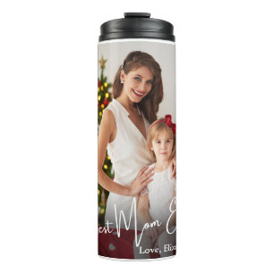 Best Mum Ever Custom Photo Thermal Tumbler