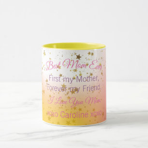 Best Mum Ever Cute Elegant Modern Mothers Day Mug