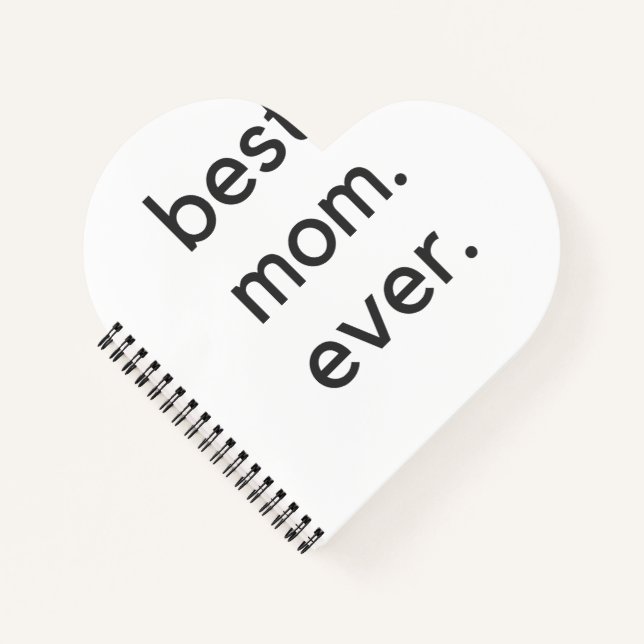 best. mum. ever. dark notebook (Front)