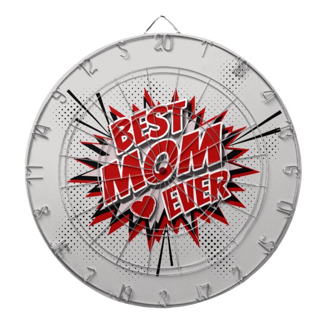 Best Mum Ever Dartboard (Front)