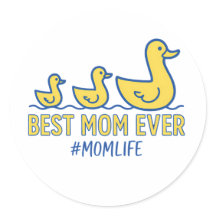 Best Mum Ever Duck Family Cute Mother Gift