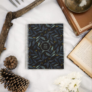 Best mum ever elegant floral branches notebook
