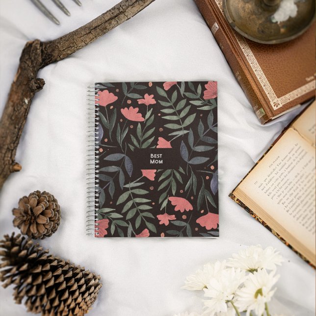 Best mum ever elegant retro magical garden notebook (Creator Uploaded)