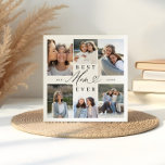 Best Mum Ever Elegant Script Heart Photo Collage Plaque<br><div class="desc">Give your mum a gift she'll treasure forever with our best mum ever, mum script photo collage plaque. This memorable plaque features a 6 -photo collage layout, allowing you to showcase your favourite memories together. The stylish "Mum" script and heart is beautifully placed in the centre, making this mug a...</div>