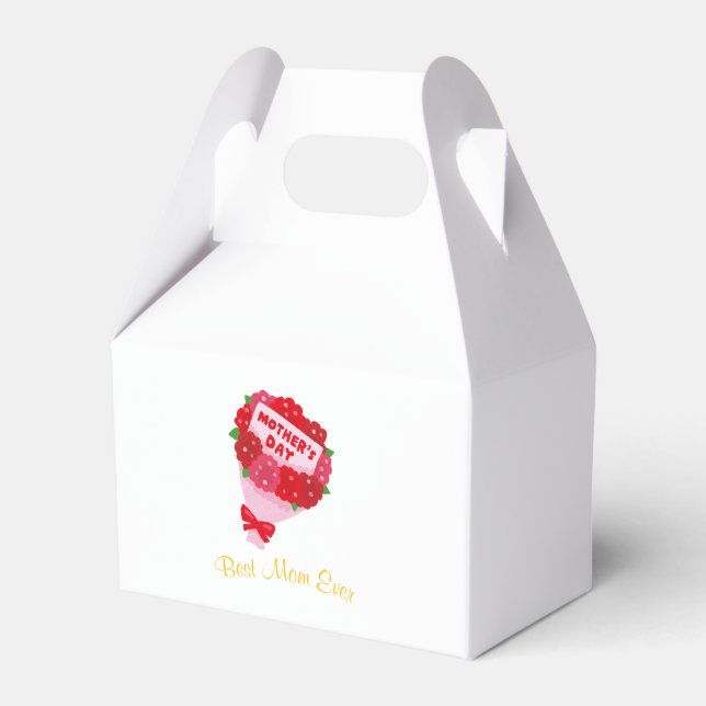 Best Mum Ever" Favour Box – Tiny Box, Big Love (Front Side)