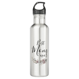 Best Mum Ever Floral Minimal 710 Ml Water Bottle
