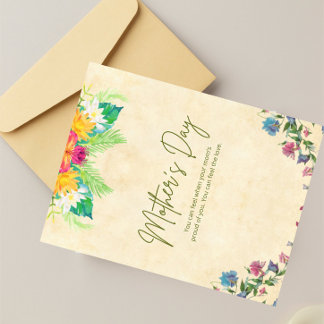 Best Mum Ever Floral Mother’s Day Card