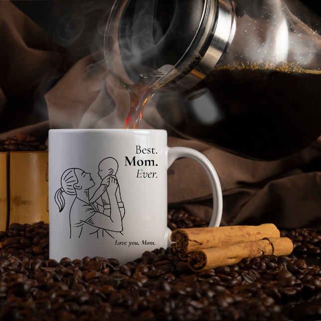 Best Mum Ever – Floral Mug Gift (Creator Uploaded)