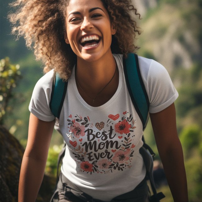 Best Mum Ever Floral T-Shirt (Creator Uploaded)