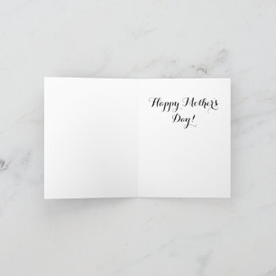 Best Mum Ever Floral Wildflowers Holiday Card