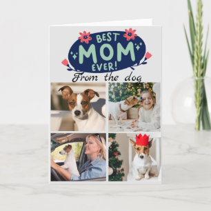 Best Mum Ever...Four photos custom collage card