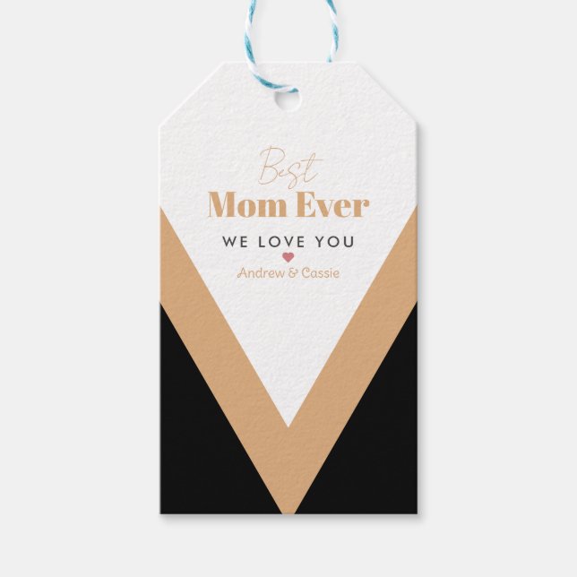 Best mum ever gift tags (Front)