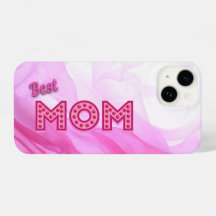 Best Mum Ever girly pink chiffon elegant modern