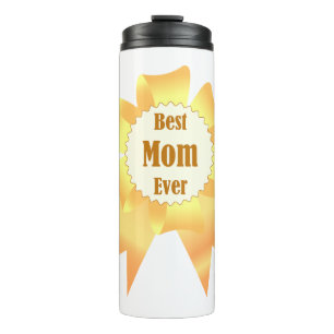 Best mum ever Golden winner award ribbon Thermal Tumbler
