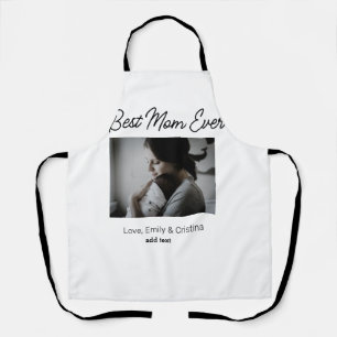 best mum ever happy mothers day add photo name apron