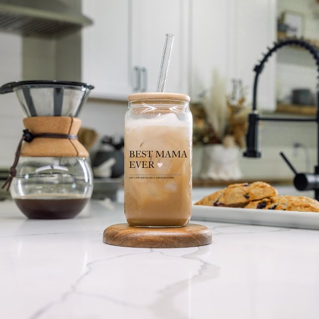 Best Mum Ever | Happy Mothers Day Can Glass (Creator Uploaded)