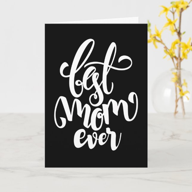 Best Mum Ever | HAPPY MOTHER'S DAY Card (Yellow Flower)