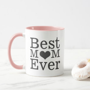 Best Mum Ever Heart Mug