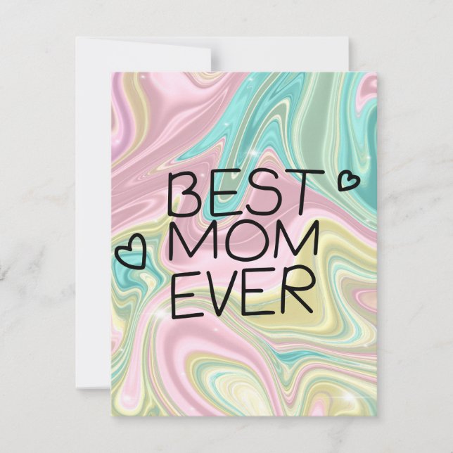 Best mum ever  holiday card (Front)