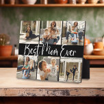 "Best Mum Ever' Keepsake 6 Photo Collage Plaque<br><div class="desc">Let a mother know that she is the 'Best Mum Ever' with this minimal cute keepsake photo collage plaque gift. Design features 6 of your favourite pictures that are easily uploaded by either your phone,  laptop or PC. Makes a wonderful sentimental Mother's Day,  Birthday or Christmas Gift.</div>